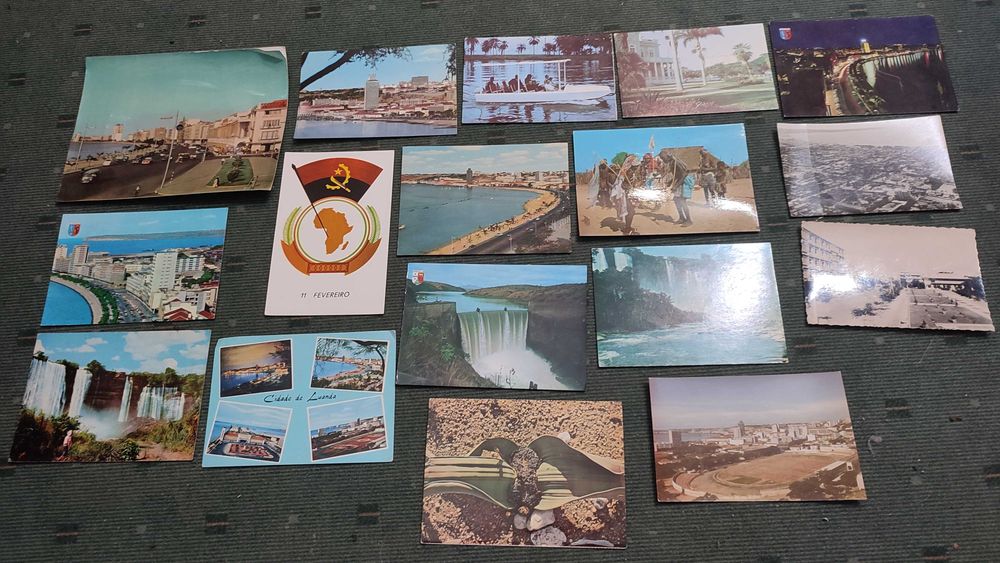 17 Postais antigos de Angola