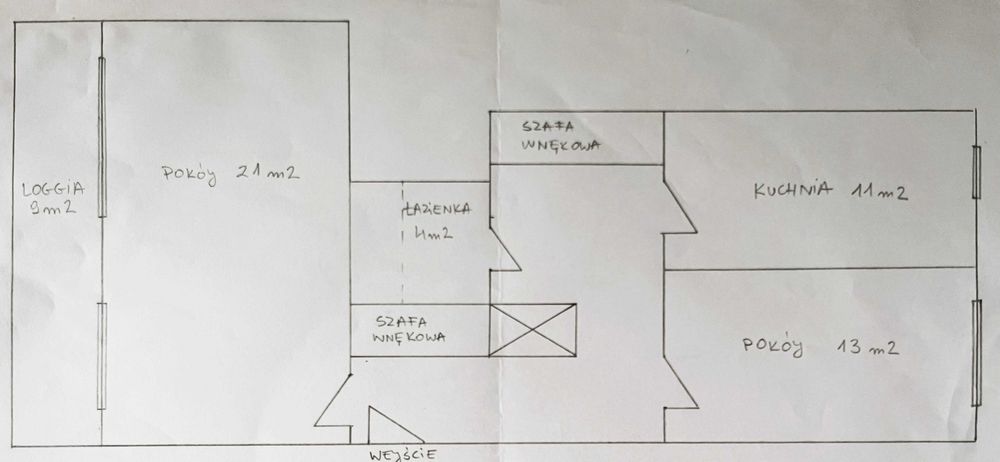 BEZPOŚREDNIO | 60 m² | 2 pokoje | loggia 9 m² | Wola / Koło