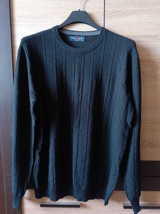 джемпер мужской, черный, 48 размер