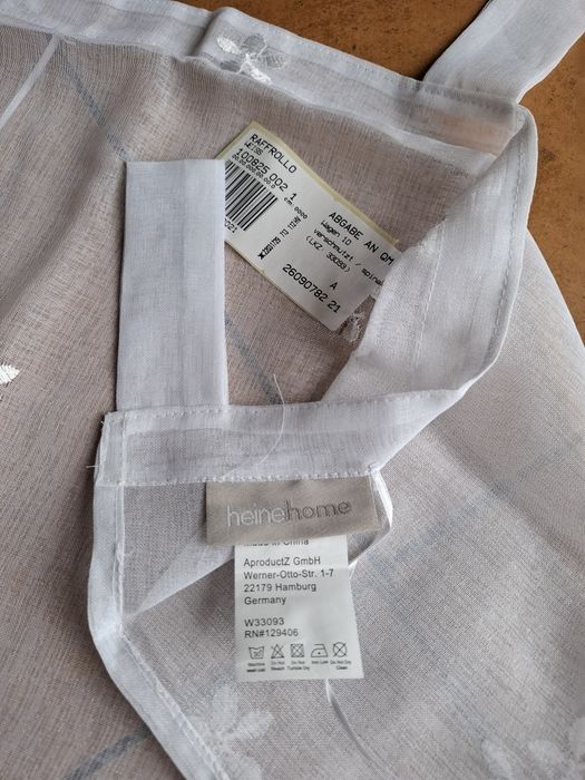 Firanka / roleta Heine Home biała 130x60cm