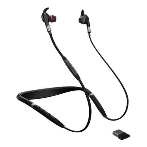 Бездротова професійна гарнітура Jabra Evolve 75e з шумозаглушенням ANC