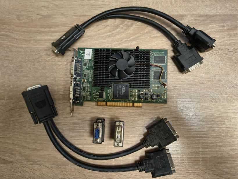 MATROX G45X4QUAD-BF G450 MMS 128MB 2x DMS-60 PCI + akcesoria