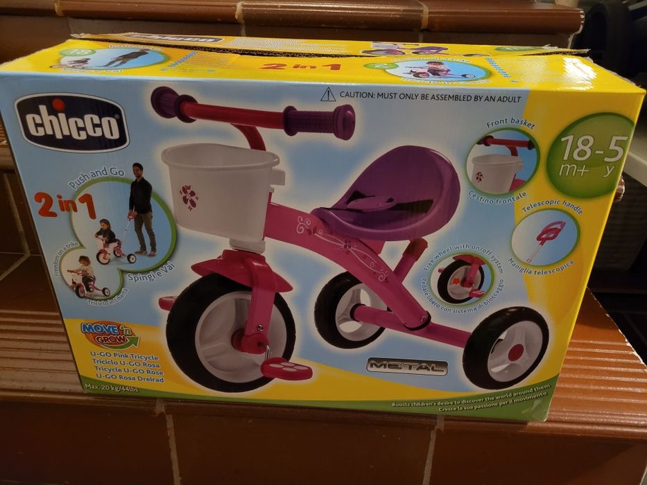 Triciclo Chicco como novo