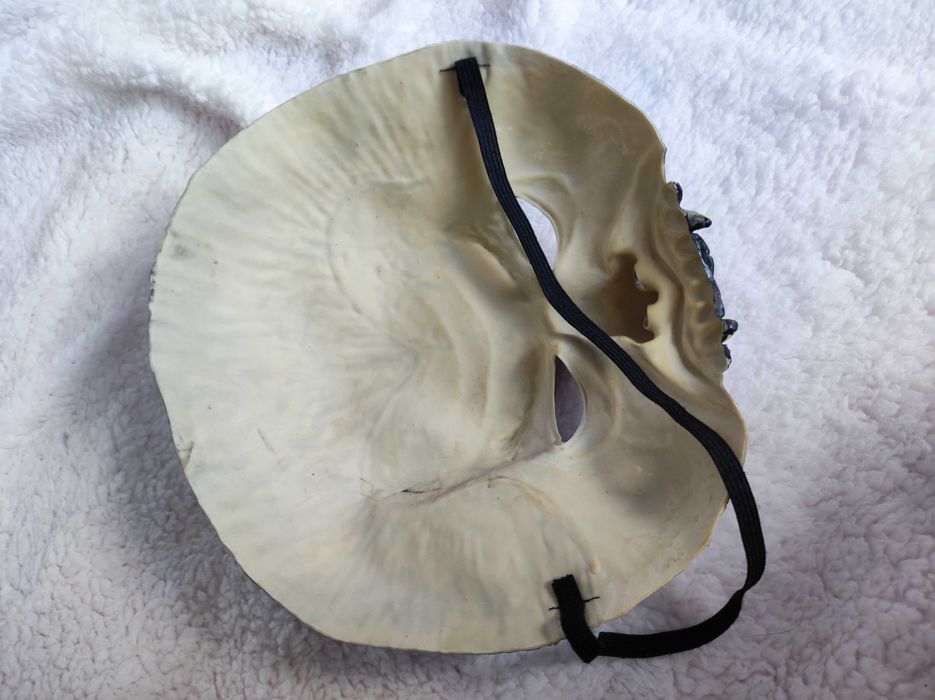 Dracula maska na pół twarzy Halloween karnawał impreza