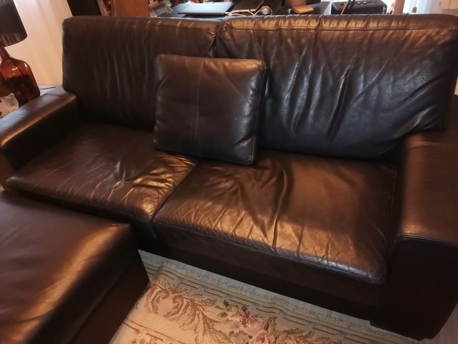 Vendo sofás em pele  Móveis Tralhão.