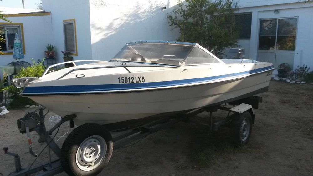 Barco recreio + Atrelado com matrícula - OPORTUNIDADE