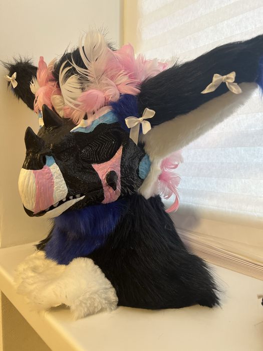 Маска фуррі/раптор