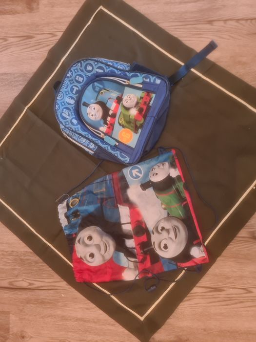 Tomek I przyjaciele plecak i worek do przedszkola