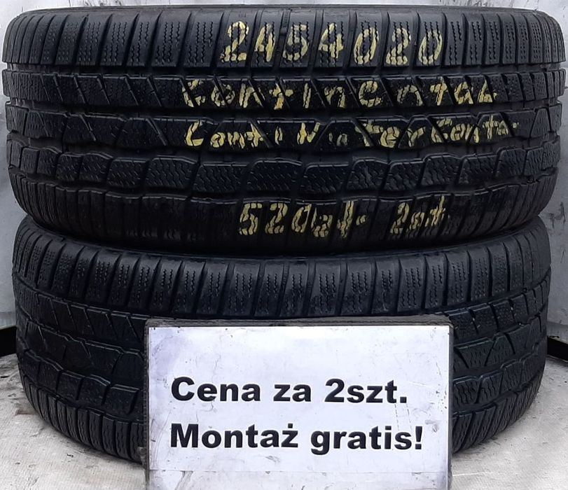 245/40/20 cena za 2szt. zimowe* continental wa-wa centrum
