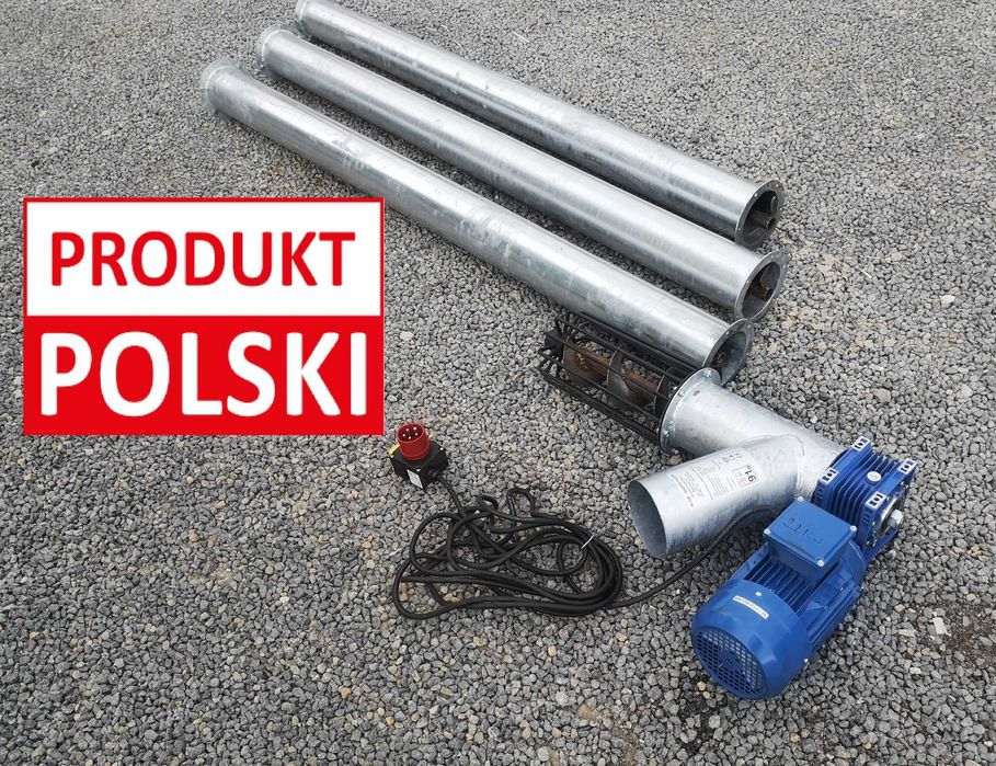 PROMOCJA-Żmijka do zboża-rura ocynkowana-przenośnik zbożowy 110/140/160/180/220-nowa- dostawa pod wskazany adres