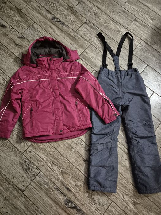 Kurtka i spodnie zimowe na 134-140cm bdb stan