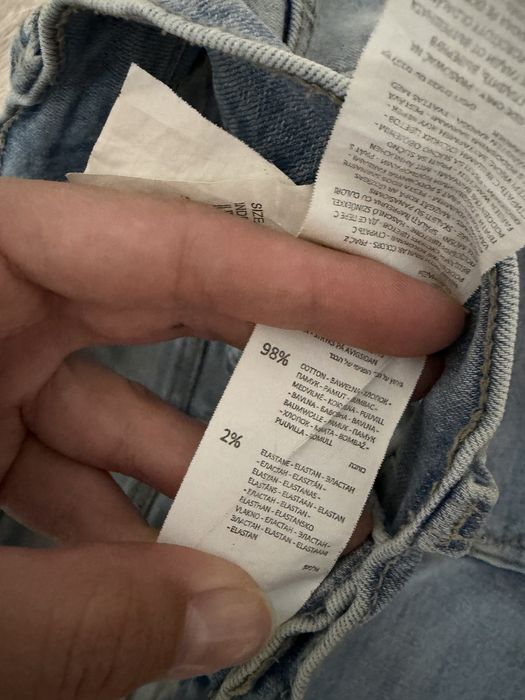 Spodenki krótkie jeansowe jasne wysoki stan | Sinsay
