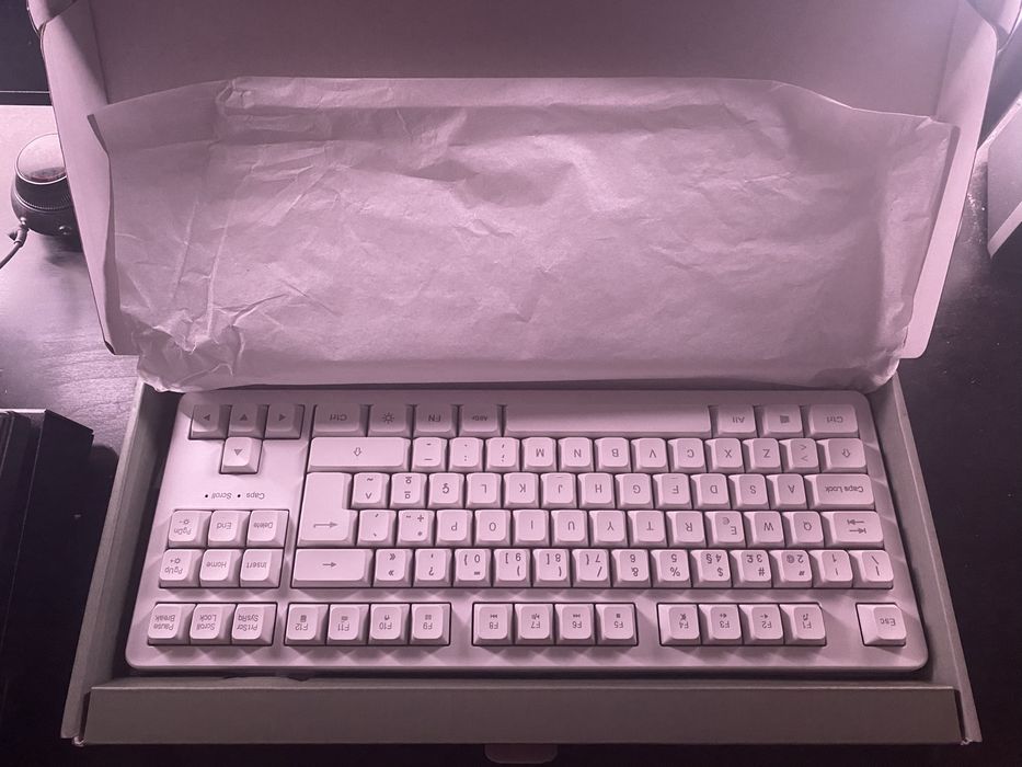 Teclado gaming MARS GAMING MK023W white RGB