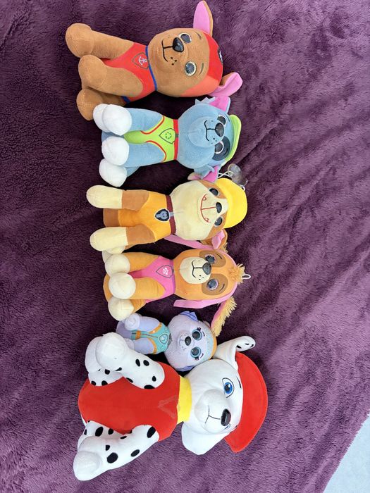 Мʼякі іграшки зі Щенячого патруля