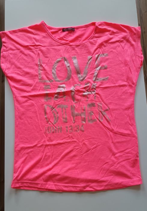 T-shirt koszulka damska neon