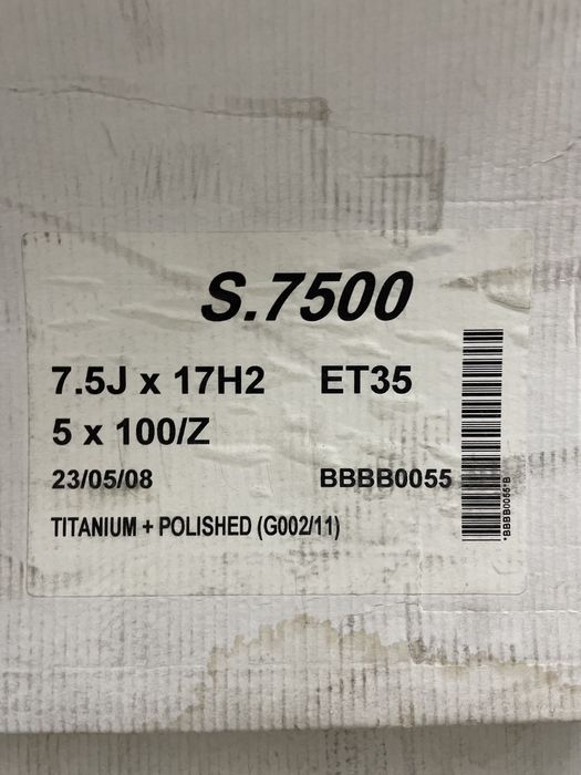 99 НОВЫЕ литые итальянские диски Fondmetal S.7500 5/100 r17