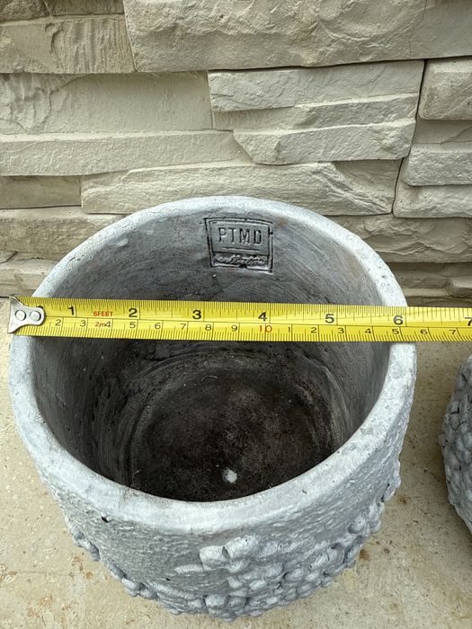 Ceramiczna doniczka Vintage komplet 2 szt