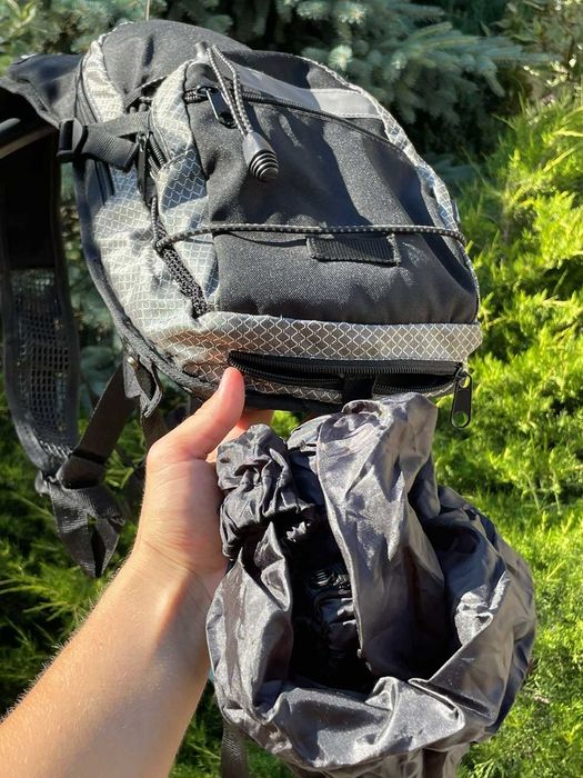 Рюкзак + гидратор + плащ трекинг, мото и велоспорт треккинг тактичний