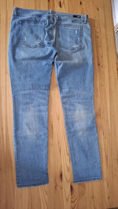 KUT from the Kloth jeansy stretch jasny denim