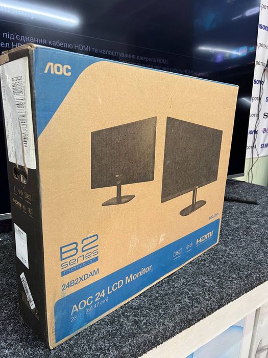 Новий монітор AOC 24B2XDAM 24” / FHD / 75Hz