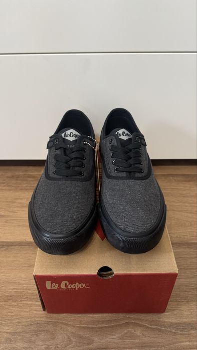 Męskie trampki Lee Cooper czarne/szare roz. 42