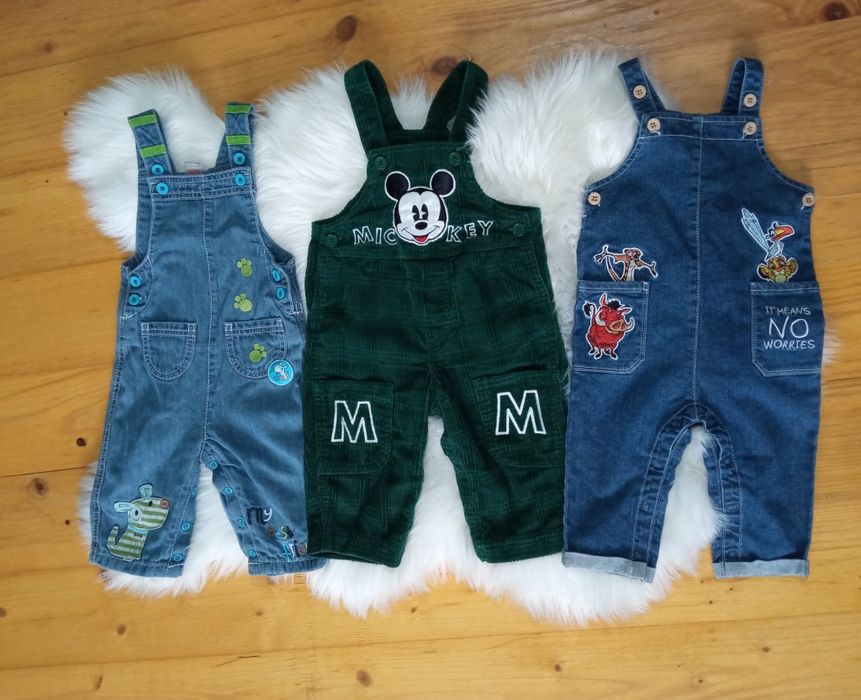 Комбенізон джинсовий 9-12 місяців