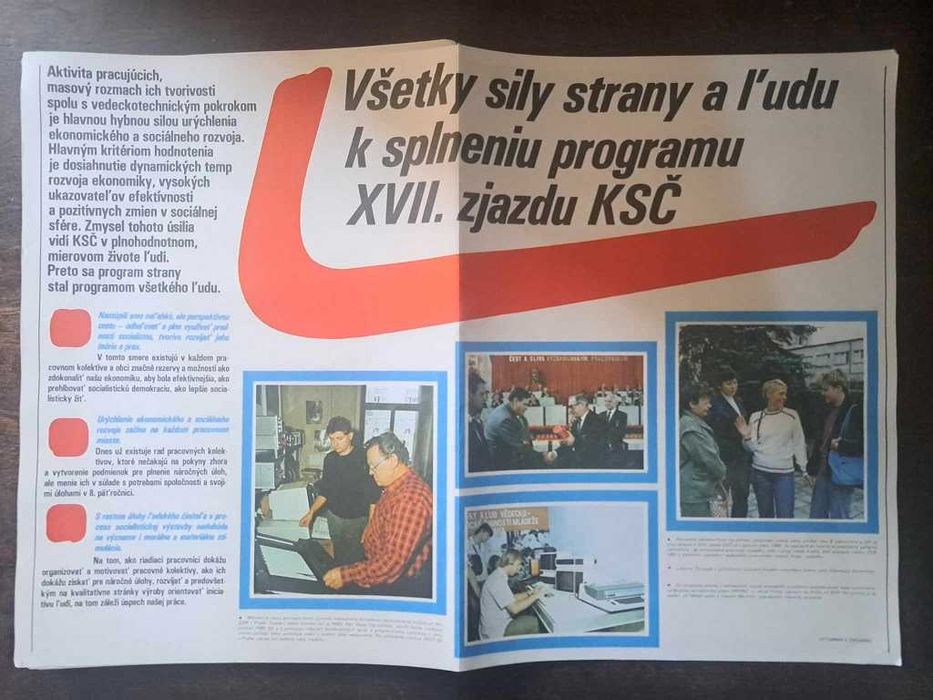 Plakaty propagandowe Czechosłowacja