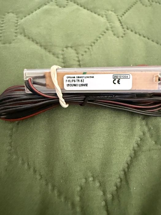 8x klipsy podświetlenie oświetlenie LED  RGB MEBLI