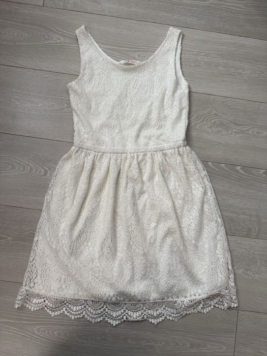 Сукня H&M молочного кольору 152-158 см