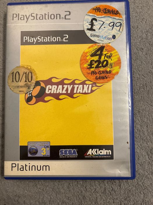 Gra crazy TAXI PS2