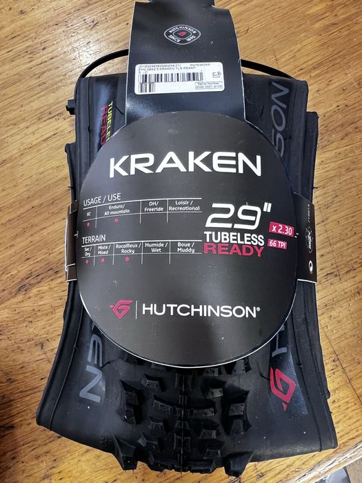 Hutchinson Pneu de MTB Kraken SideSkin Tubeless 29” x 2.30 - NOVO