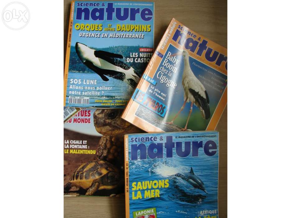 Revistas Science and Nature (17 Unidades) em Francês
