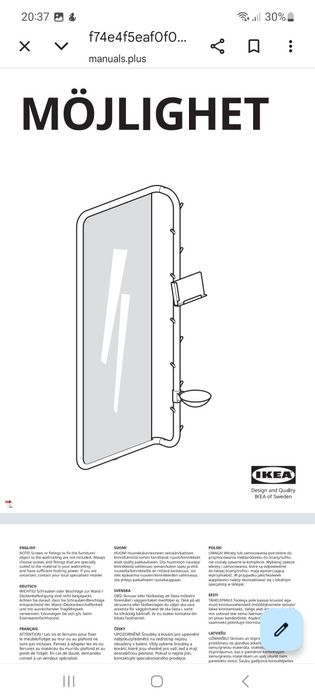 Espelho de parede IKEA