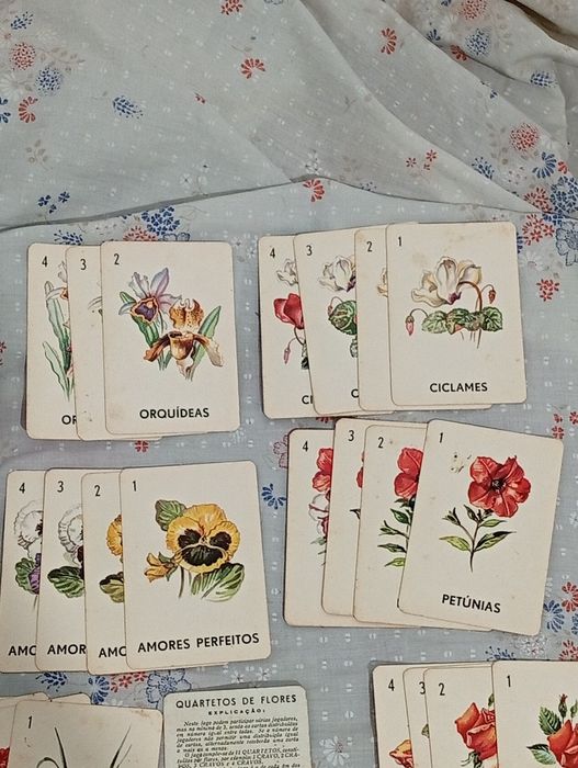 Quarteto de Flores jogo antigo
