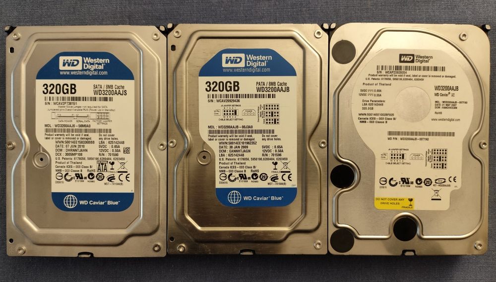 Disco rígido 3.5" HDD Western Digital 320GB
