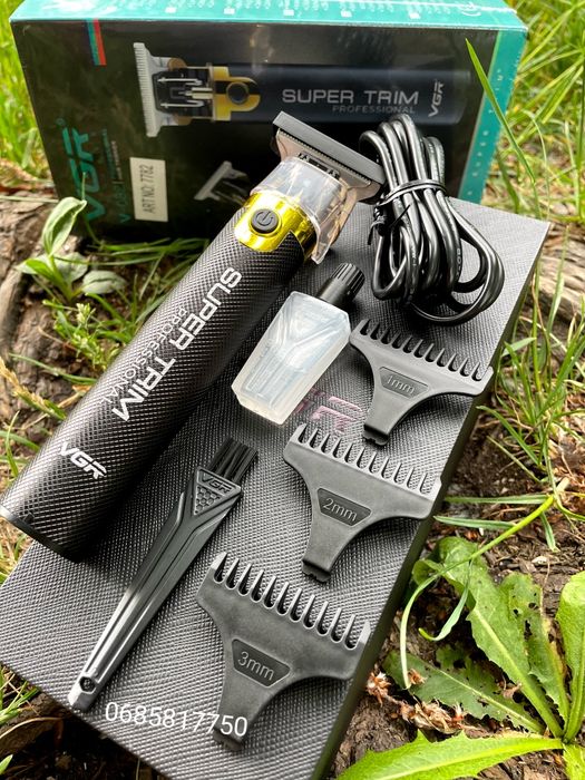 Триммер машинка для бороды и головы VGR 082 трімер оригинал метал