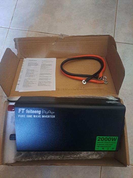 Inversor 12V 2000w onda pura