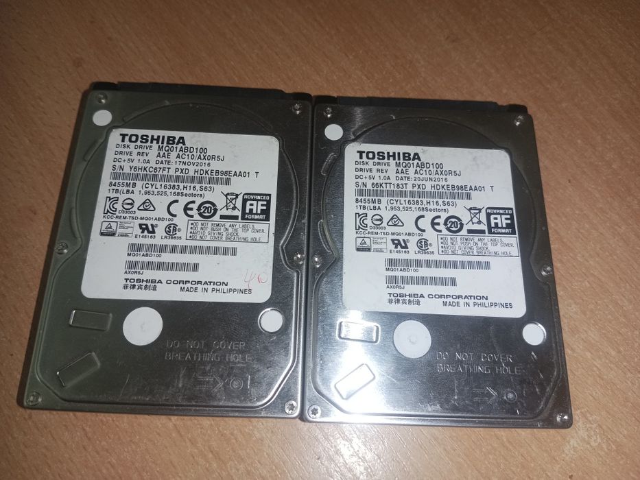 Жесткі диски  Hdd 2.5 Sata 1tb