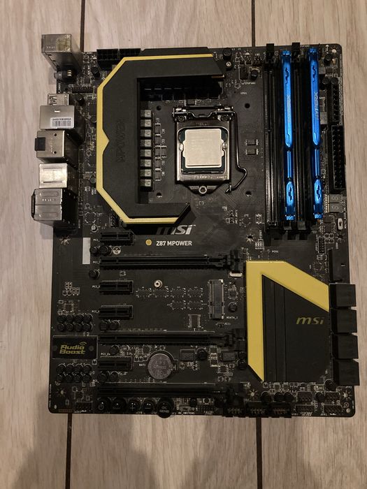 Коплект MSI Z87 MPOWER, i7 4770, Kingston 16Gb 1866 mHz