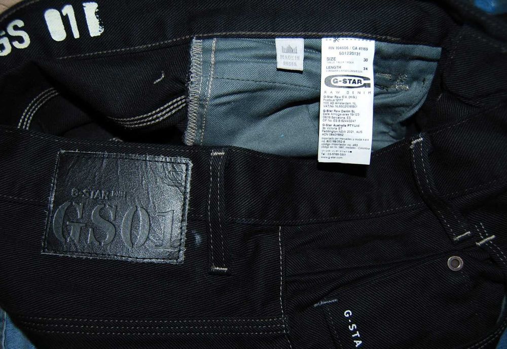 G-STAR RAW new radar slim W30 L34 PAS 80 jeansy męskie proste jak nowe