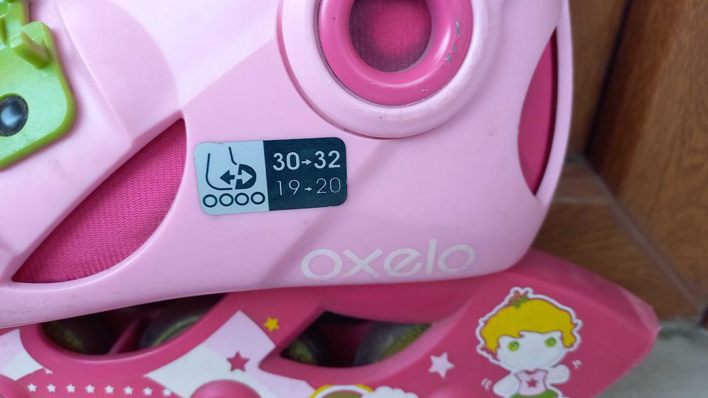 Rolki Oxelo dla dziewczynki. Rozmiar 30 - 32.