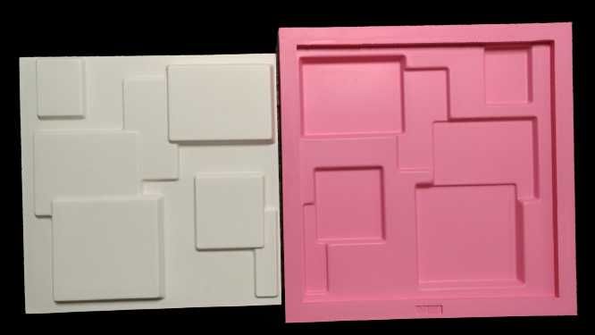 Molde 3d em Silicone Mosaico liso
