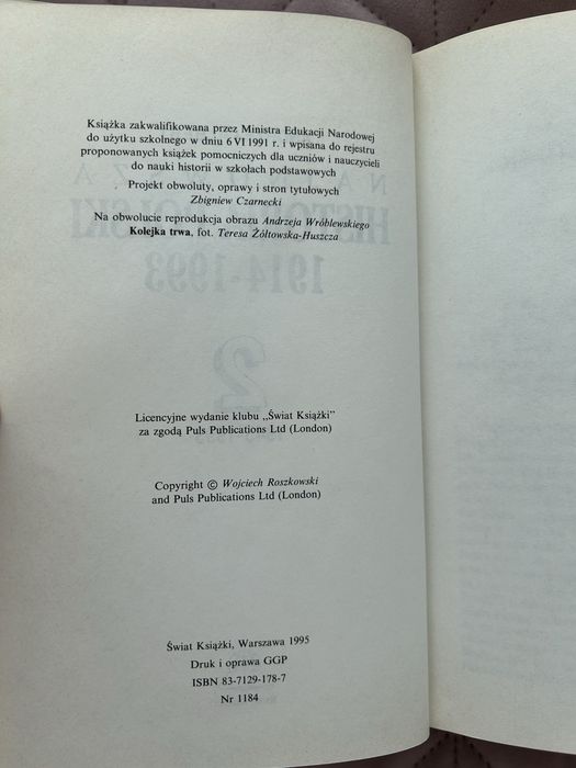 Najnowsza historia Polski 1914-1993 tom 1 i 2 Andrzej Albert