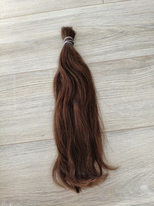 Włosy słowiańskie kasztanowe 40cm