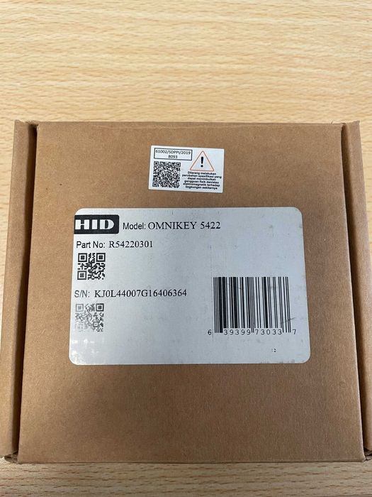 Leitor de cartões OMNIKEY 5422 USB com e sem contacto, novo na caixa