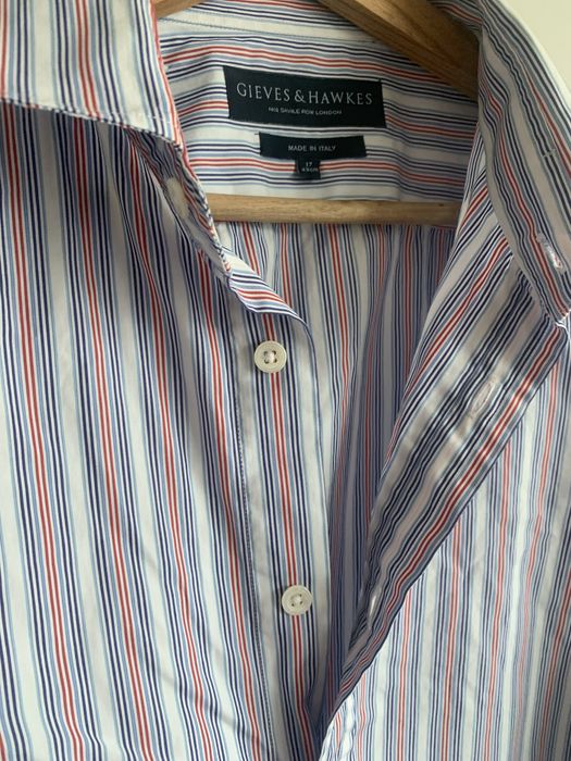 Koszula premium - Gavies & Hawkes - paski- made in italy