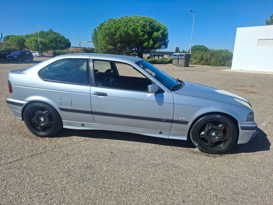 BMW E36 318tds Compact - Prata - Pack M - Jantes 17" - Clássico