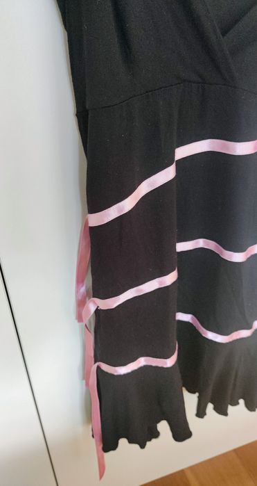 Top preto, alças finas, reguláveis, BodyBloom Paris, S
