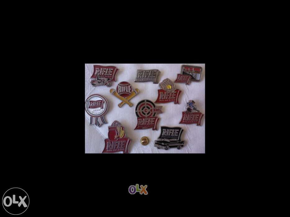 Colecção de pins rifle