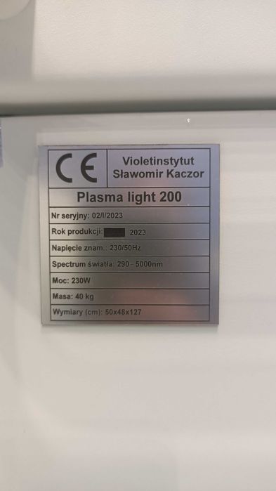 PlasmaLight 200 / Generator Plazmowy FSL
